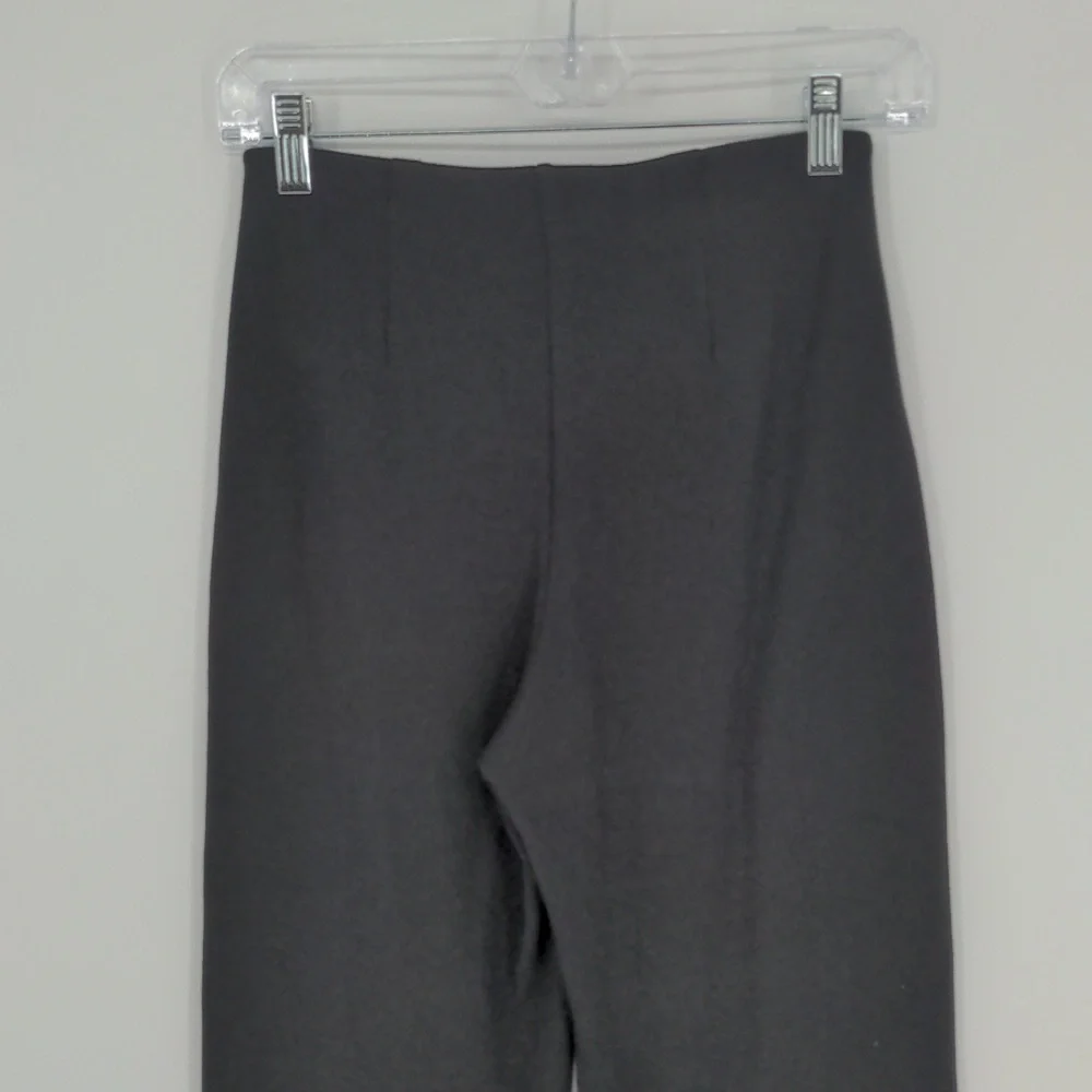 Lysse‎ Raya Womens Lace Trim High Rise Cropped Pants Size Extra Small Black - Picture 8 of 12